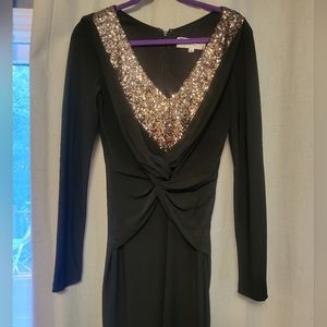 Mark and James by Badgley Mischka diving in deep dress